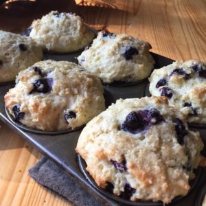 Blueberry muffins