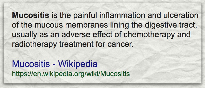 mucositis