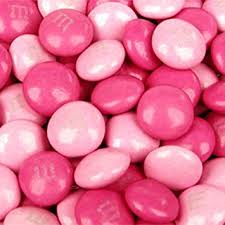 Pink m&m